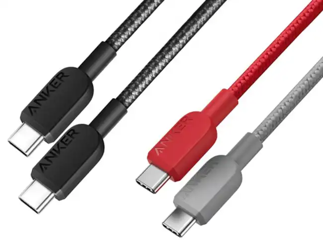 Anker 310 60W USB-C to USB-C Fast Charging Cable in Black Red Gray – Data Cable Store Pakistan