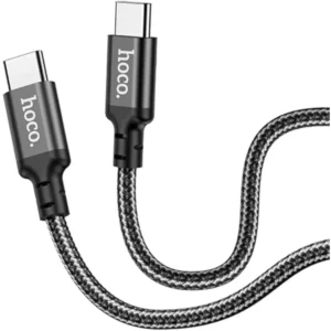 HOCO X14 durable nylon braided fast charging cable with aluminum alloy shell connectors