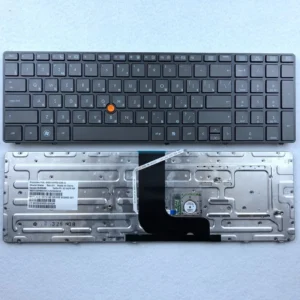 Russian Laptop Keyboard For Hp Elitebook 8560w 8570w With Trackpoint 652682 251 9Z N6GPF 00R RU 1