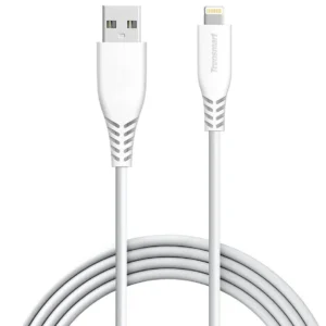 Tronsmart LAC01 white MFi certified USB-A to Lightning cable 1.2m with ergonomic strain relief