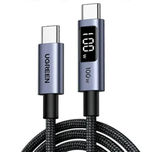 UGREEN 100W USB-C to USB-C PD 3.0 PPS 5A fast charging nylon braided cable 1m