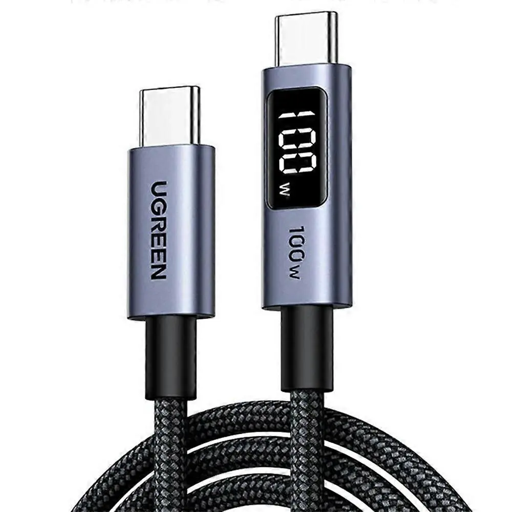 UGREEN 100W USB-C to USB-C PD 3.0 PPS 5A fast charging nylon braided cable 1m