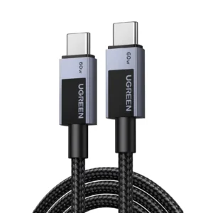 UGREEN 55775 USB-C to USB-C Cable 60W PD Fast Charging (2M) – Braided