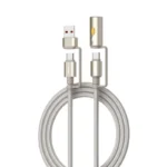 LDNIO LC18 65W 4-in-1 Fast Charging Cable with USB-C, Lightning and Cigarette Lighter Plug – Data Cable Store Pakistan